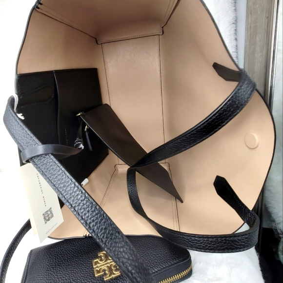 NWT TORY BURCH 4 SET Matching  Shoulder Tote Bag Purse Handbag Wallet + + - Picture 8 of 14